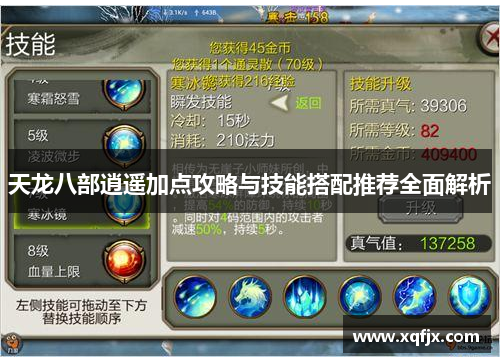 天龙八部逍遥加点攻略与技能搭配推荐全面解析
